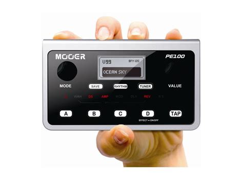 Mooer PE100 Portable Guitar Effects (with power adapter) - Evenstad Musikk