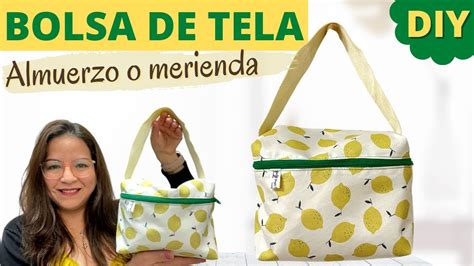 Bolsa Para El Almuerzo O Merienda Paso A Paso Yuyis Creations Youtube