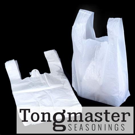 Hi Tensile White Vest Carrier Bags Microns X X Pack