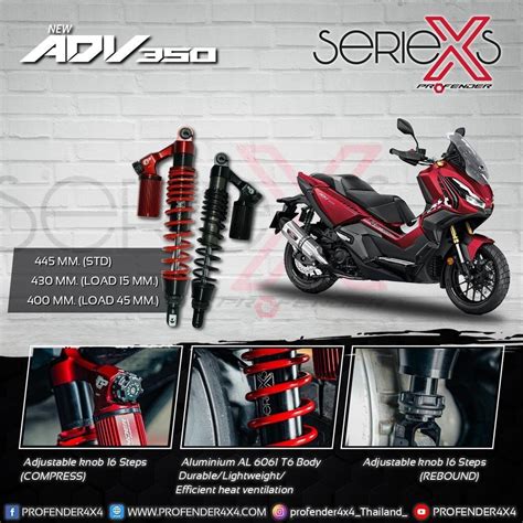 Profender X Series Suspension Yamaha Xmax 300xmax 250aeroxhonda Adv 350adv 150pcx 160