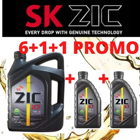 SK ZIC X7 10W-40 DIESEL FULLY SYNTHETIC (8 Liters) | Lazada PH