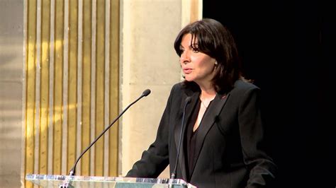 Discours D Anne Hidalgo Maire De Paris YouTube