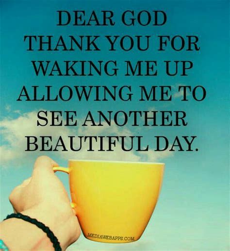 Thank You Dear God Good Morning Quotes Good Morning Wishes