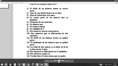 SOLVED Esto Es Lenguaje Algebraico Aiuda CApilsa Cv Ieuguaje