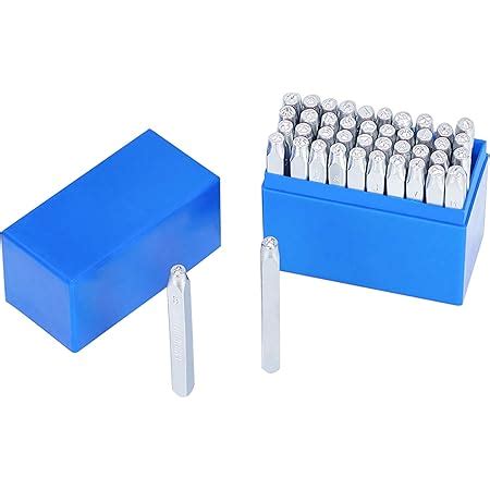 Jeu de 3mm Poinçons à Frapper Tampon en Acier au Carbone pour Metal