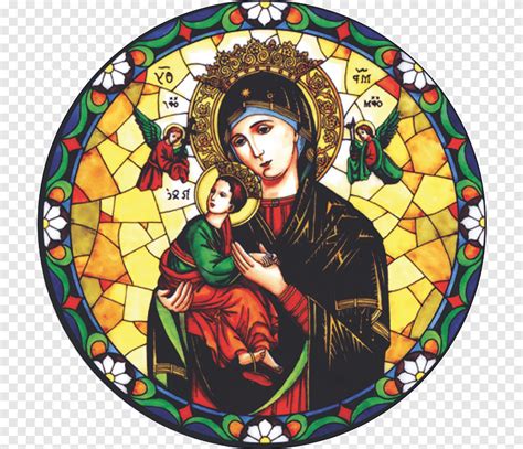 Immaculate Heart Of Mary Our Lady Of Perpetual Help Stained Glass Our