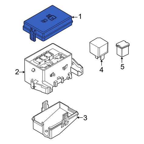 Ford OE 5L3Z14A003DA Upper Fuse And Relay Center Cover