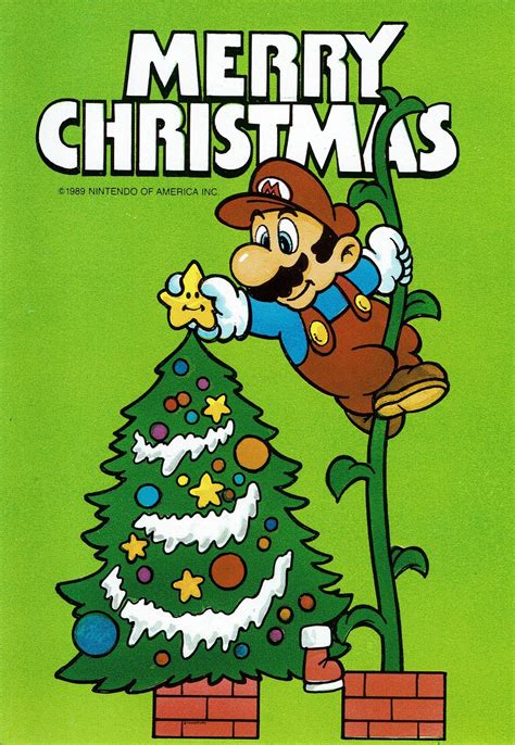 Super Mario Christmas cards - Fonts In Use