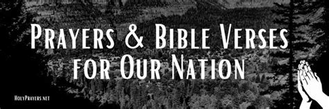 Sacred Prayers Bible Verses For Our Nation Holy Prayers