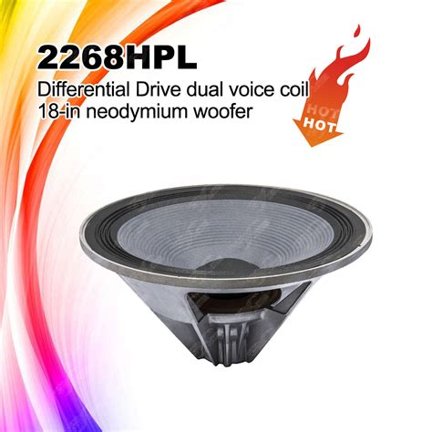 High End Hpl Neodymium Speaker Driver Inch Woofer China