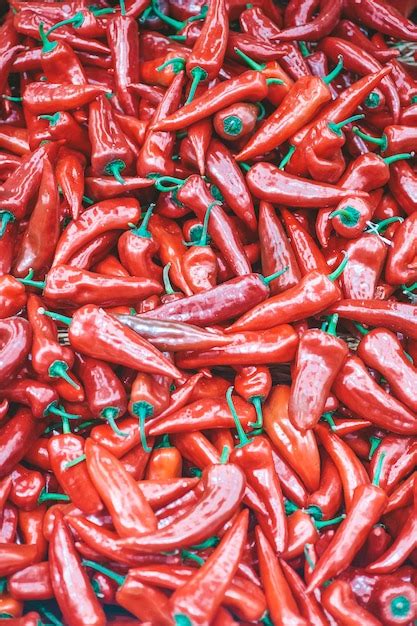 Premium Photo Paprika Pepper Background Fresh Sweet Red Paprika Peppers