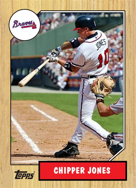 Pin By Dave Wall On Braves Baseball Famers Chipper Jones Braves