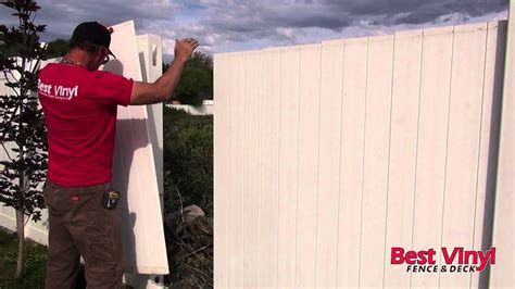 Vinyl Fence Section Repair Youtube