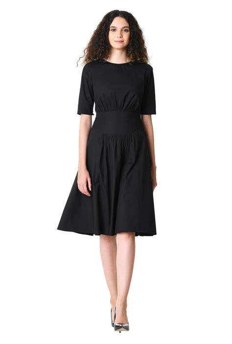 1 Above The Elbow Length Sleeves Dresses Below Knee Length Dresses