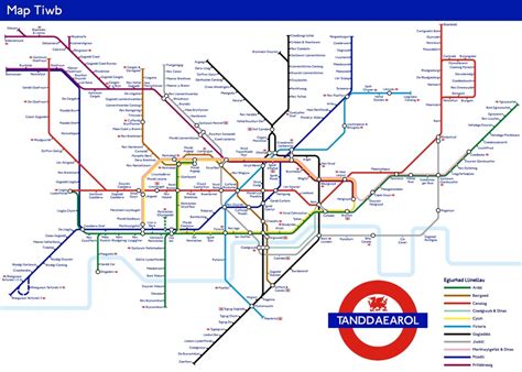 Just A London Underground Map Translated Into Welsh | Londonist