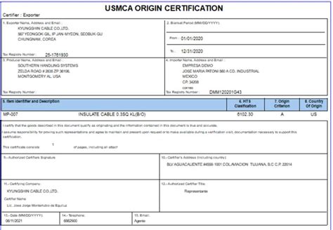 Certificado De Origen Tmec Image To U