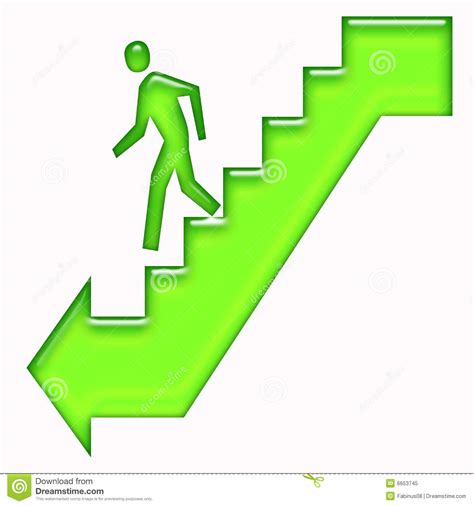 Man Walking Down Stairs Clipart