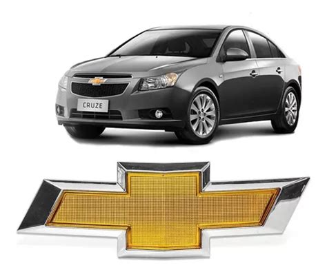 Emblema Logo Gravata Dourada Grade Frontal Cruze Pino