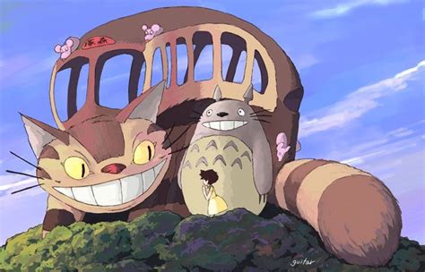 Totoro Cat Bus Wallpaper