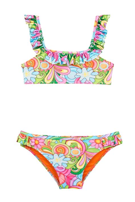 No Gossip Kids Fırfırlı Çocuk Bikini Takım Twister Fiyatı Yorumları Trendyol