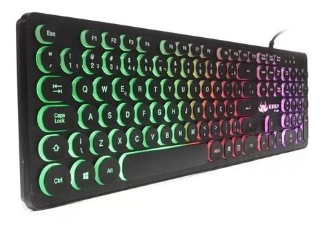 Teclado Gamer Led Rgb Computador Notebook Usb Abnt2 Knup KP 2059