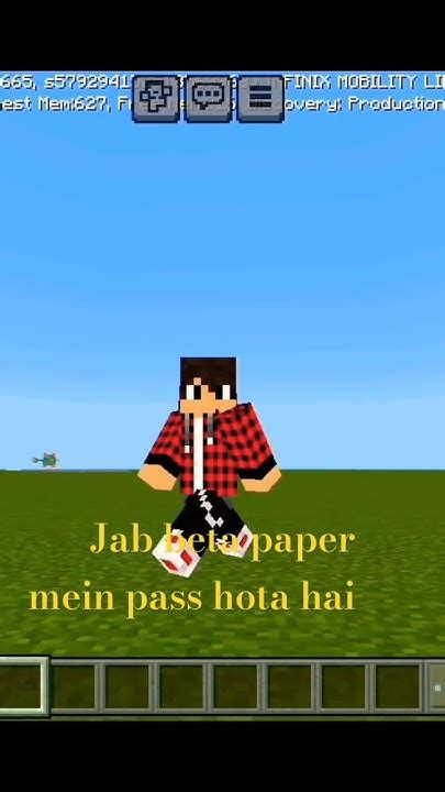 Papa Main Paper Mein Pass Ho Gayalokicraft Minecraft Shorts Youtube