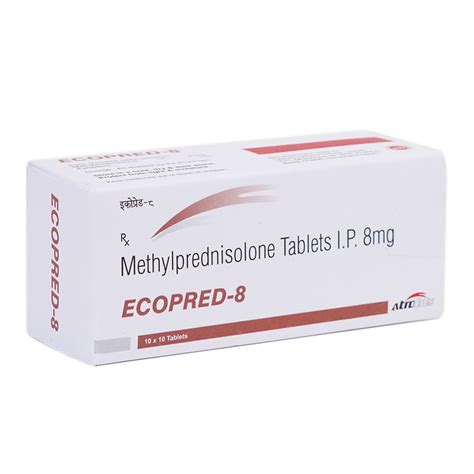 Methylprednisolone 8mg Tablet Ecopred Mcare Exports Exporters