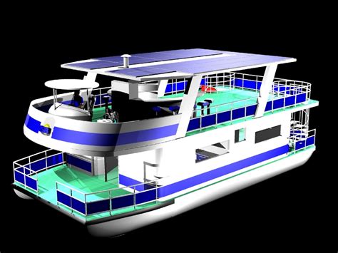 SOLAR HOUSE BOAT | Boat Design Net