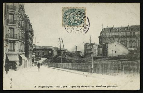 La Gare Ligne De Versailles Avenue Flachat En Sur La Commune D