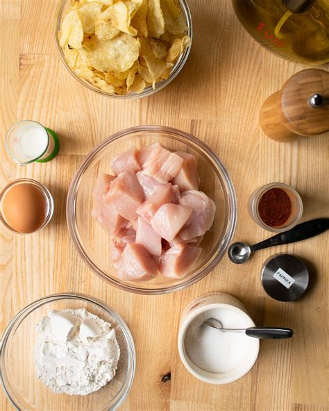 Air Fryer Chip Crusted Chicken Nuggets Blue Jean Chef Meredith Laurence