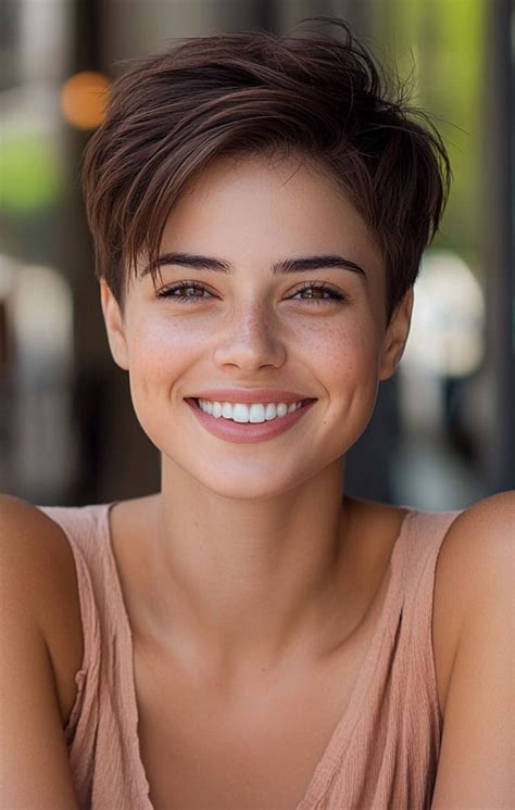 Low Maintenance Short Haircuts Without The Fuss Rich Brunette