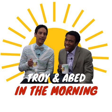 Troy and Abed in The Morning Poster Painting by Brandon James