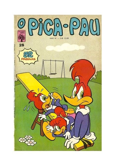 Gibi O Pica Pau Editora Abril Formato MÉdio Nº 28 Nov 1979 50 Pag