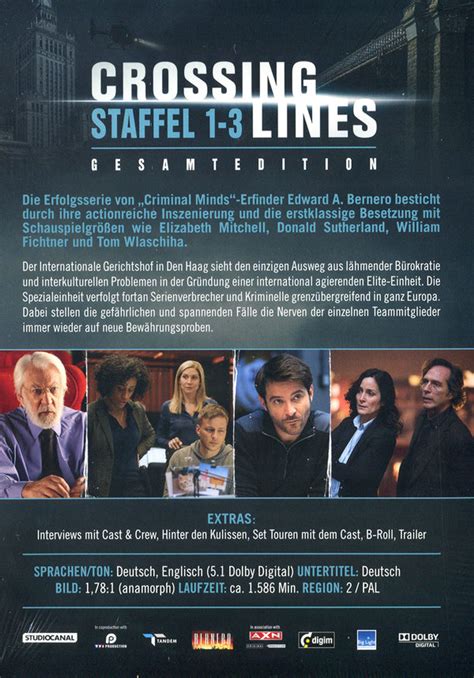 Crossing Lines Staffel 1 3 Gesamtedition 11 Dvds Jpc