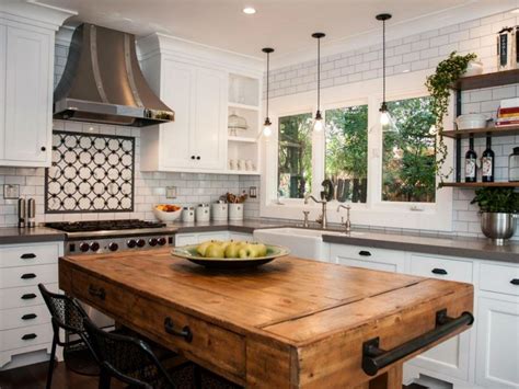 Rustic Butcher Block Kitchen Island I Hate Being Bored