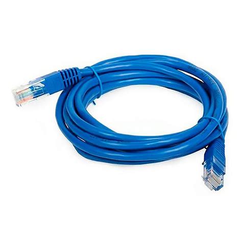 Cabo De Rede Patch Cord Cat Metros Exbom Azob Eletr Nicos