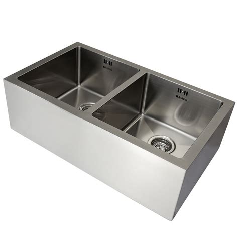 Astini Belfast 800 20 Bowl Brushed Stainless Steel Kitchen Sink