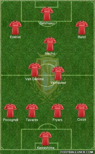 R Standard de Liège Belgium Football Formation