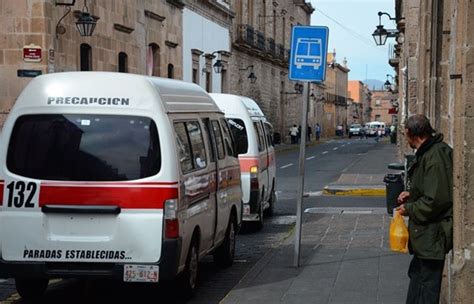 Aumenta Tarifa Del Transporte P Blico En Michoac N Pasajero