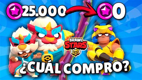 Gasto Todos Mis Puntos Estelares En Una Skin Brawl Stars Youtube