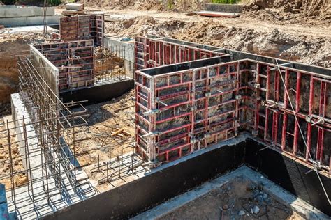 Vertical Formwork Panels Stock Photo Image Of Connector 262212762