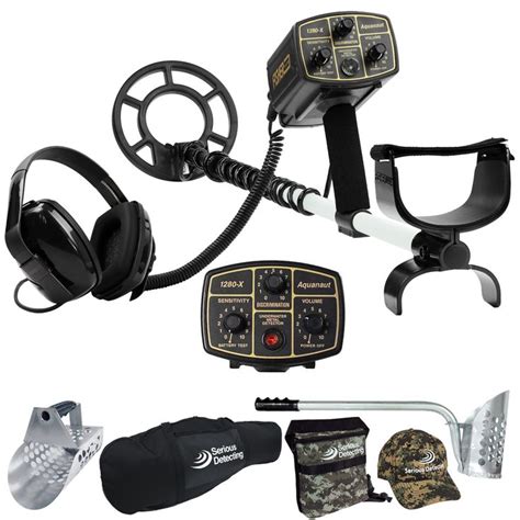 Fisher 1280x Metal Detector Bundle With 8 Search Coil Two Sand Scoops