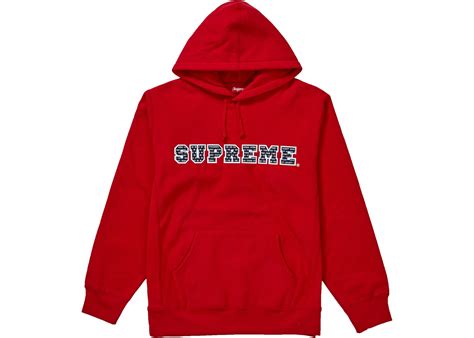 Supreme The Most Hooded Sweatshirt Red Fw19