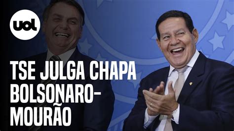 Tse Retoma Julgamento De Cassação Da Chapa Bolsonaro Mourão Youtube