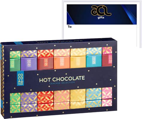 Christmas Hot Chocolate Gift Set Assorted Flavoured Instant Hot Chocolate Mix Xmas Hamper