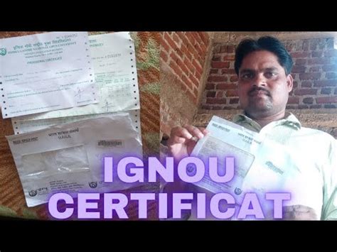 Ignou CLIS Certificate YouTube