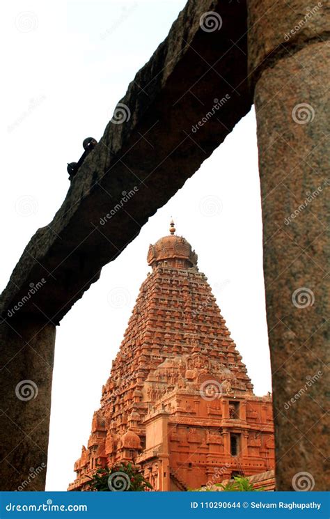 Main Tower With Single Stone Vimana Of The Ancient Brihadisvara Temple