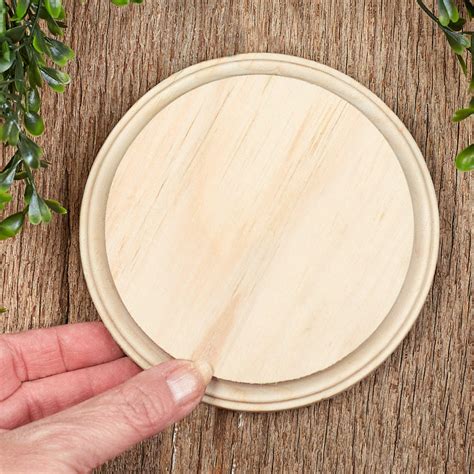 Unfinished Wood Circle Plaque Wooden Plaques And Signs Wood Crafts Hobby Craft Supplies