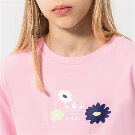 Adidas ТЕНИСКА Tee Girl Hf7466 Детски Цвят розов Модни Тениски Дрехи