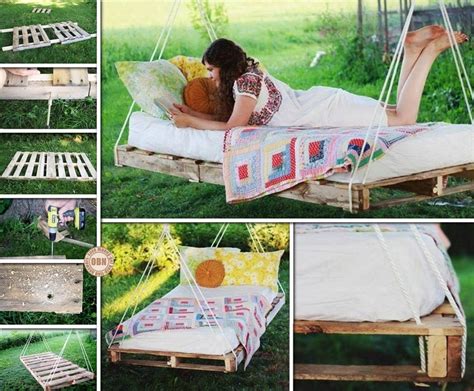 Building The Perfect DIY Pallet Swing Bed In 6 Fun Steps